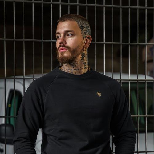 SWEATSHIRT SVARTGUL KLASS