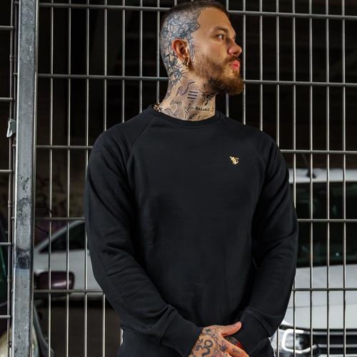 SWEATSHIRT SVARTGUL KLASS