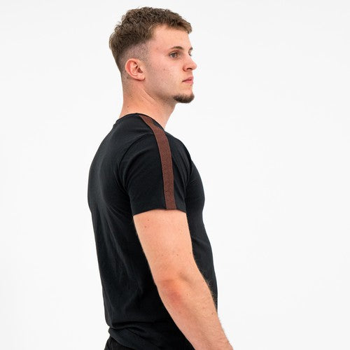 T SHIRT STRIPE BLACK