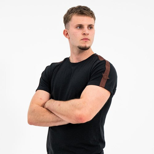 T SHIRT STRIPE BLACK