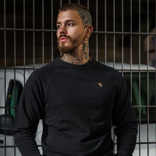 SWEATSHIRT SVARTGUL KLASS