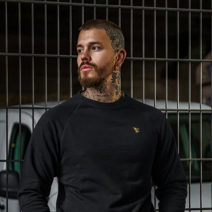 SWEATSHIRT SVARTGUL KLASS